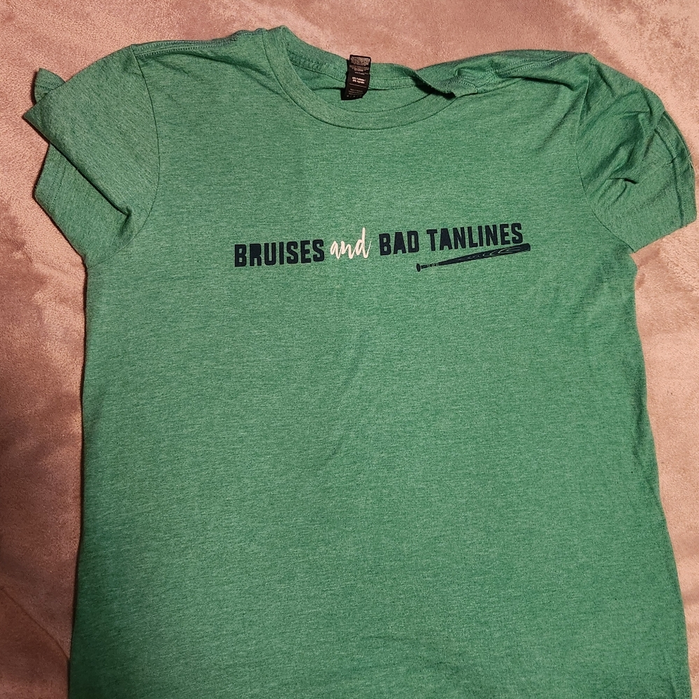 Bruises and Bad Tanlines Graphic T-Shirt (Size: Medium)